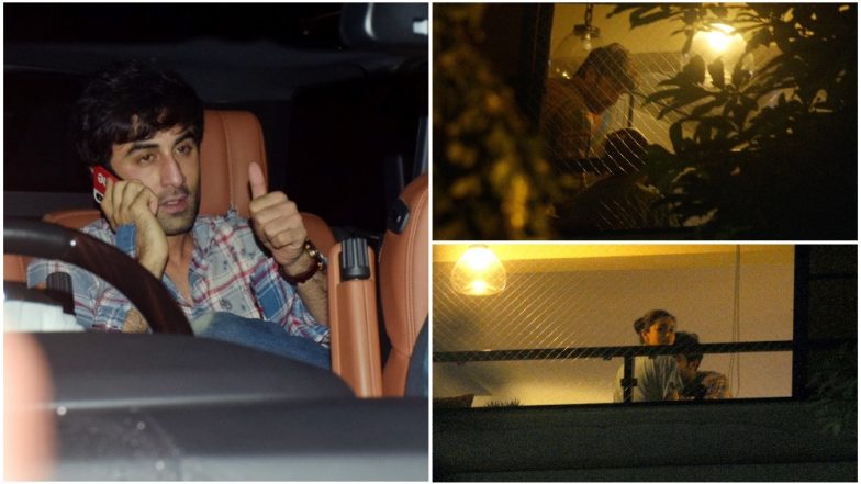 Ranbir Kapoor Had A Late-Night Rendezvous With Alia Bhatt At Her House And We Wonder What's Cooking - View Pics