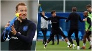 English Team Practice With Colorful Rubber Chicken Ahead of Their 2018 FIFA World Cup Semifinal Against Croatia; Watch Video