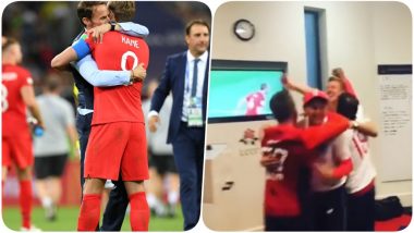 Watch Video: England Cricketers Rejoice As Harry Kane Led Squad Reach Top 8 of the 2018 FIFA World Cup