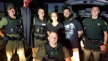 Florida Couple Pose & Smile With Police Officers After Their Arrest, Photos Go Viral