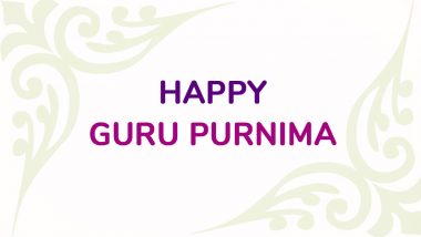 Guru Purnima 2018: Twitterati Shares Warm Greetings and Wishes to Thank Teachers For Shaping Their Lives