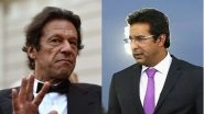 As Imran Khan Is All Set to Become Pakistan&rsquo;s Prime Minister, Wasim Akram Could Be Appointed New PCB Chairman