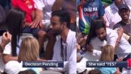 Guy Proposes a Girl on LIVE TV Who Said 'Yes': Watch Video of the Cute Proposal During IND vs ENG 2nd ODI