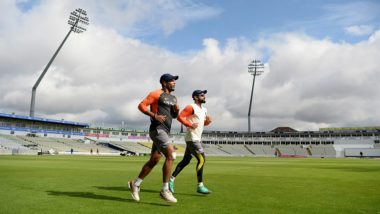 Indian Cricket Team Sweat It Out in the Nets Ahead of 1st Test vs England at Edgbaston, Watch Video
