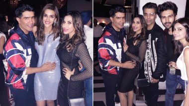 Kriti Sanon Celebrates Her Birthday With Kartik Aaryan, Karan Johar and Manish Malhotra – See Pics