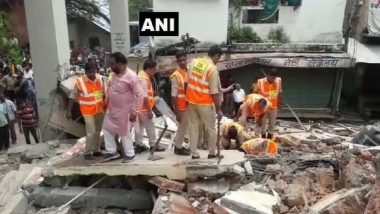 Madhya Pradesh Building Collapse: 2-Storey Building Collapses in Vidisha; Rescue Operation Underway