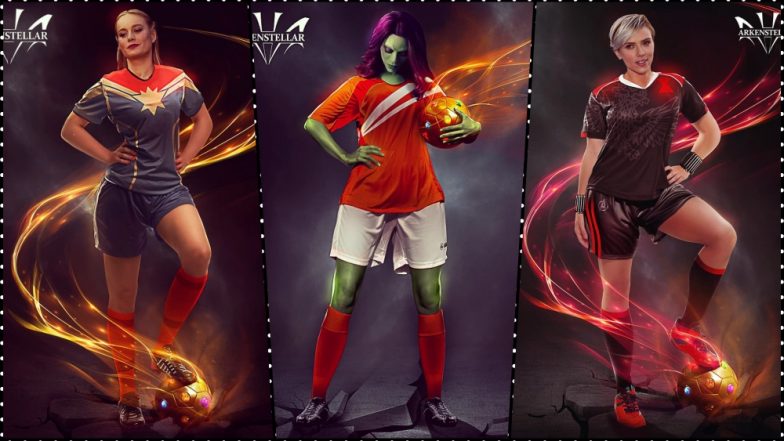 Brie Larson’s Captain Marvel to Scarlett Johansson’s Black Widow, These Marvel Female Superheroes Reimagined As Football Players Is Fantabulous! See Pics