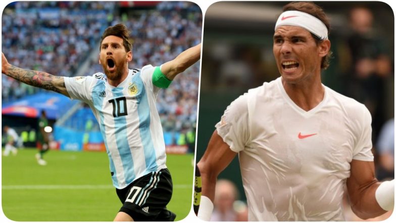 Lionel Messi Meets Real Madrid Fan Rafael Nadal at Ibiza (View Pics)