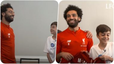 Mohamed Salah Meets a Young Fan Battling Muscular Dystrophy (Watch Video)