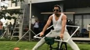 MS Dhoni&rsquo;s Bicycle Stunt Video Is Going Viral, Former Indian Captain Wants Fans to 'Try It at Home'