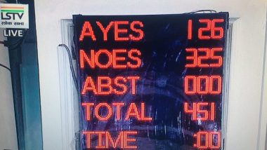 No-Confidence Motion Defeated by Modi Govt With 325 MPs Voting 'No', 126 'Ayes': Key Highlights From No-Trust Debate