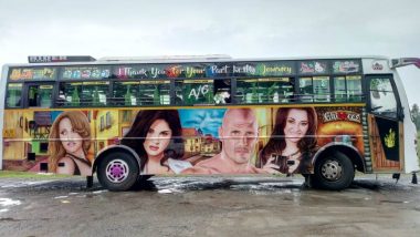 380px x 214px - Sunny Leone, Mia Khalifa to Johnny Sins; Tourist Buses with Painting of Porn  Stars Are Burning the Streets of Kerala | ðŸ‘ LatestLY