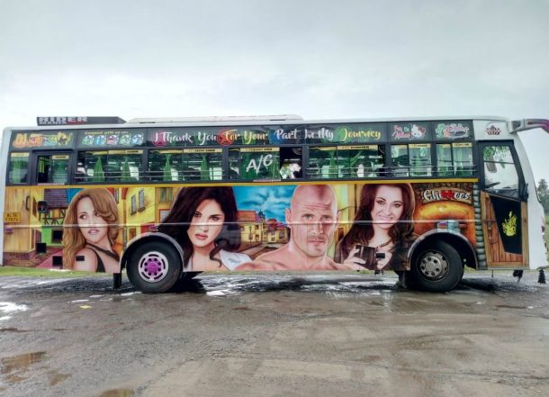 Xxx Full Hd Mia Khalifa Bus Hd Full - Sunny Leone, Mia Khalifa to Johnny Sins; Tourist Buses with Painting of Porn  Stars Are Burning the Streets of Kerala | ðŸ‘ LatestLY