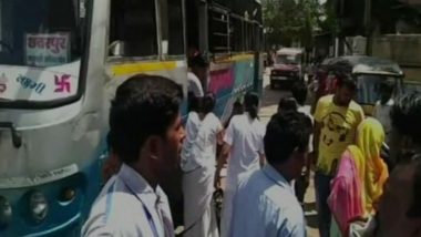 Watch Video: Woman Forced to Deliver Baby in Moving Bus in Madhya Pradesh's Chhatarpur Area