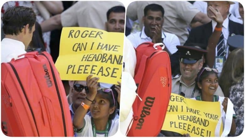 Wimbledon 2018 Video Diaries: Roger Federer Gifts His Head Band to an Indian Fan Wimbledon 2018 Video Diaries: Roger Federer Gifts His Head Band to an Indian Fan