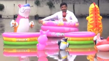 New Chand Nawab in Making, This Pakistani Reporter Goes Overboard for Monsoon Coverage in This Hilarious Viral Video!
