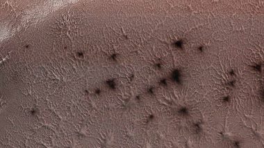 Spiders on Mars? NASA Release New Image Showing Radiating Mounds on the Surface of Red Planet