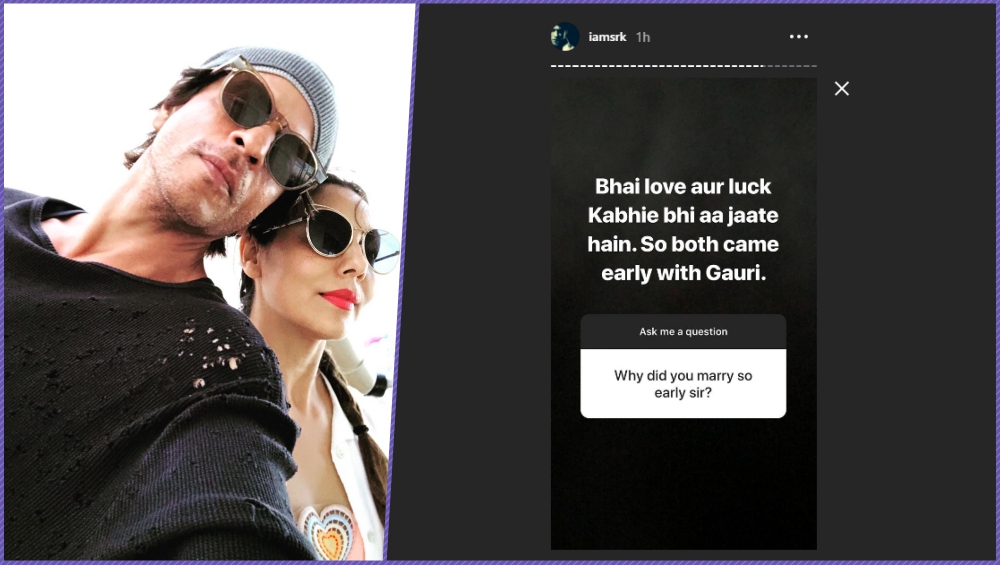 Shah Rukh Khan Tries Instagram’s ‘Ask Me a Question’ Feature and His ...
