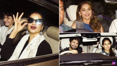 Dhadak Movie Screening: Shahid Kapoor, Mira Rajput, Malaika Arora, Rekha Flock Over to Yashraj to Watch Janhvi Kapoor's Debut Film With Ishaan Khatter - View Pics