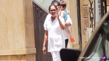 Not Saif Ali Khan or Taimur Ali Khan But His Nanny Seems The Most Excited to See The Paparazzi - view pics