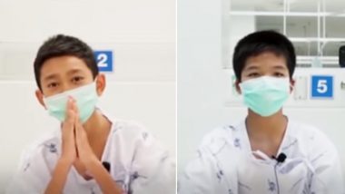 Watch Video of Thai Cave Boys Saying ‘Thank You’ From the Hospital to All the Supporters