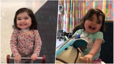 Two-Year-Old Massachusetts Toddler Battling With Lung Disease, Walks Out of Hospital for the First Time! Watch the Heart Melting Video