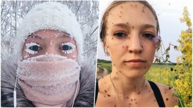 Freezing Eyelashes Selfie Girl Anastasia Gruzdeva From Siberia’s Coldest Village Oymyakon Shares Summer Pic With Mosquitoes