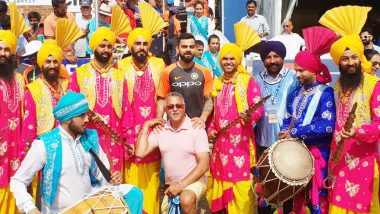 Virat Kohli Meets RCB Former Boss Vijay Mallya During the Practice Match With Essex: View Pic