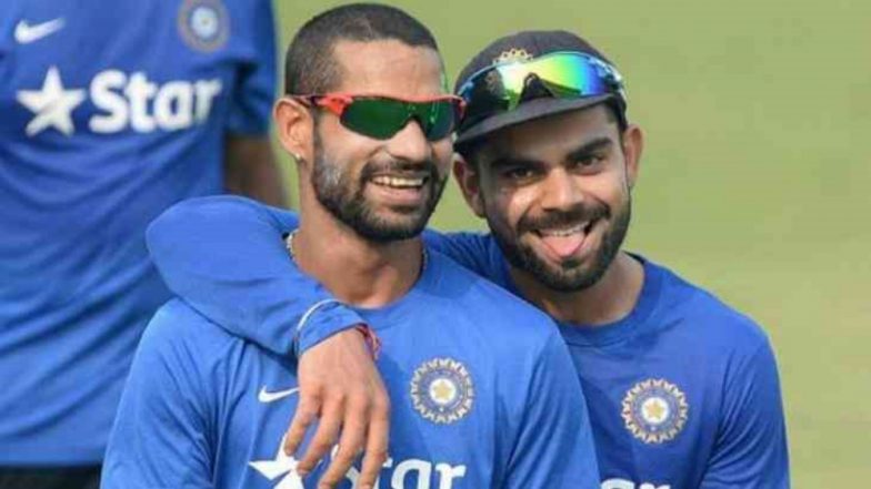 Video: Virat Kohli & Shikhar Dhawan Make Way to the Ground Dancing to the Beats of Dhol at Chelmsford