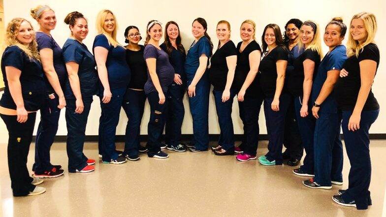 16 Nurses Pregnant! Intensive Care Attendents Arizona Hospital Are All Preggers At the Same Time 16 Nurses Pregnant! Intensive Care Attendents Arizona Hospital Are All Preggers At the Same Time