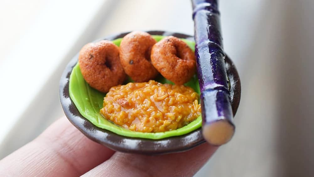The glistening bisi bele bhaat isn't complete without wadas and sugarcane. The glistening bisi bele bhaat isn't complete without wadas and sugarcane.