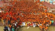 Shravan 2018: Thousands of Shiva Devotees Throng UP Temples, Police Use Drone Cameras for Close Watch