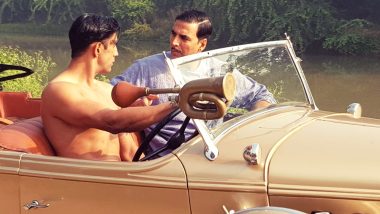 Akshay Kumar and Amit Sadh are Engrossed in Some Deep Conversation in Gold's New Movie Still - See Pic