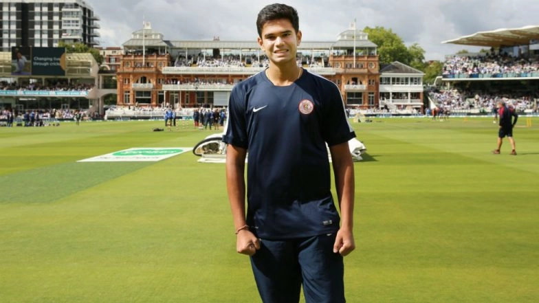 T20 Mumbai League: Sachin Tendulkar’s Son Arjun Tendulkar Picked for Rs 5 Lakh by Aakash Tigers Mumbai Western Suburb