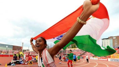 Hima Das Wins Silver Medal in Asian Games 2018 Women’s 400m, India’s Medal Rises to 34