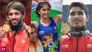 2018 Asian Games Hits and Misses for India So Far: Saurabh Chaudhary, Vinesh Phogat & Bajrang Punia’s Gold Medal Wins to Poor Show by Sakshi Malik and Sushil Kumar!
