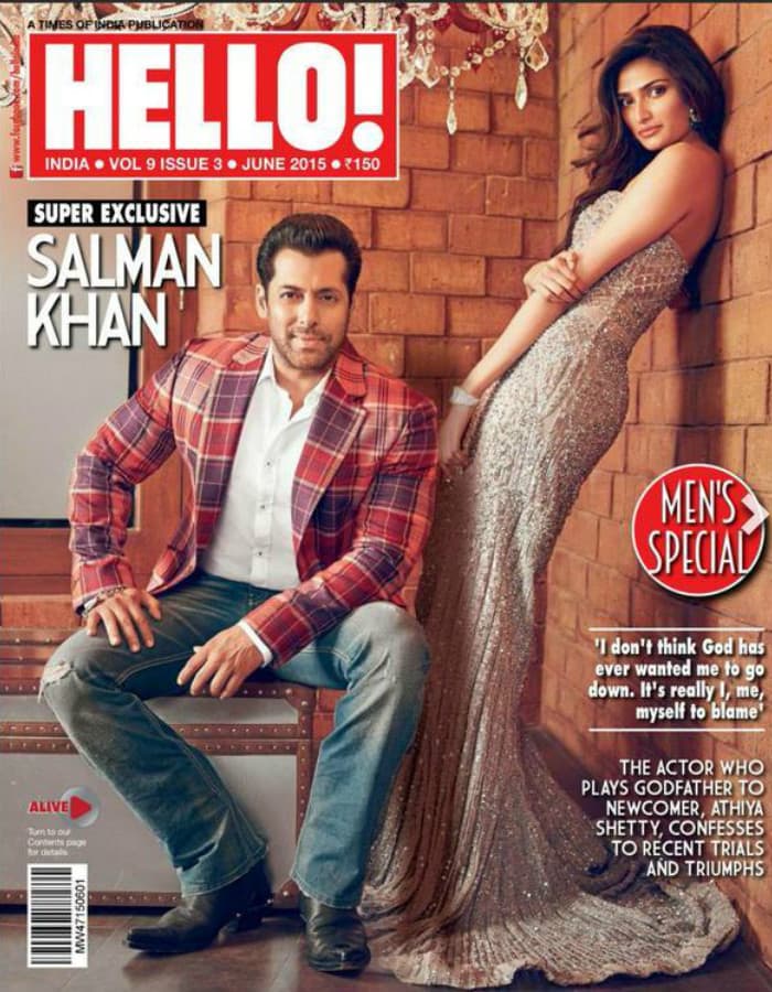 This was Athiya's first magazine photo shoot right before her first film, 'Hero's' release. This was Athiya's first magazine photo shoot right before her first film, 'Hero's' release.