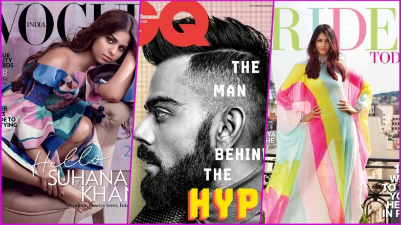 August 2018 Magazine Covers: From Suhana Khan to Virat Kohli to Aishwarya Rai Bachchan, See All the Dazzling Cover Stars!