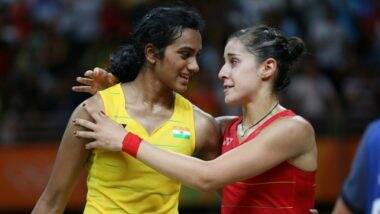 PV Sindhu vs Carolina Marin, 2018 BWF World Championships Final Live Streaming: What Is Today’s Match Time? When and Where to Watch Badminton Singles Final?