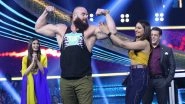 Bharat Superstar Salman Khan and WWE Star Braun Strowman Flex Muscles on Dus Ka Dum: View Pics!