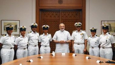 INSV Tarini Crew Members Awarded Nav Sena Medal On Eve Of 72nd Independence Day