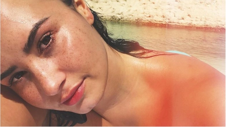 Demi Lovato Parties With Energy Drink and Water Post Rehab