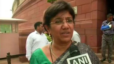 Rajya Sabha Deputy Chairperson Election 2018: NCP MP Vandana Chavan Likely to Be Opposition Candidate