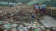 Kerala Floods: Pic of Large Amount Of Plastic Thrown Back by Nature on a Bridge After Water Level Recedes is a Wake-up call