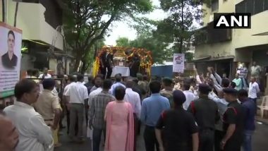 Major Kaustubh Rane's Mortal Remains Reach His House in Mumbai's Mira Road; The Officer Martyred In Gurez Encounter