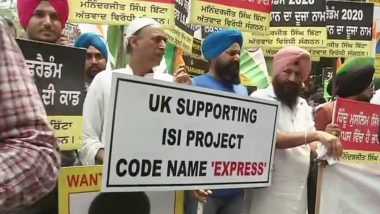 Referendum 2020: Sikhs Led By Maninderjeet Singh Bitta Protest Outside British High Commission Against London Declaration