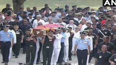 Atal Bihari Vajpayee Funeral: Sea of Mourners Join Former PM's Final Procession