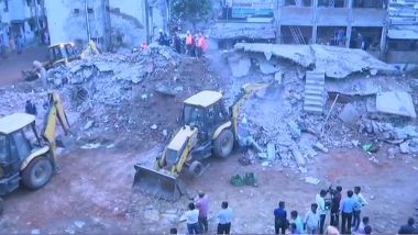 Gujarat Building Collapse: One Dead After Four-Storey Building Collapses in Ahmedabad, Several Feared Trapped