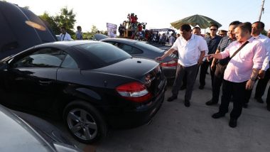 After Drug War, Philippines' Duterte Crushes $5.5million Worth of Luxury Cars In Anti-Corruption Drive