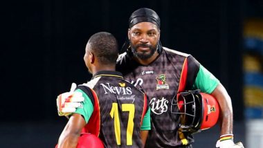 CPL 2018: Let’s Get the Party Started, Says Chris Gayle Ahead of Guyana Amazon Warriors vs St Kitts and Nevis Patriots T20 Match